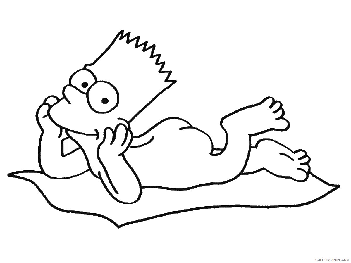 The Simpsons Coloring Pages TV Film simpson cl 20 Printable 20 ...