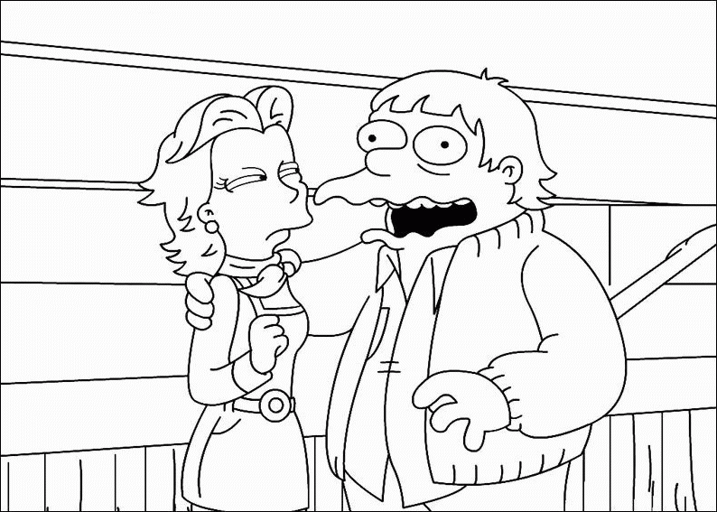 The Simpsons Coloring Pages TV Film simpsons PTbq8 Printable 2020 09603 Coloring4free
