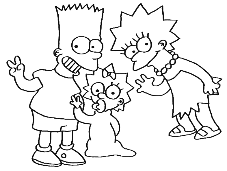 The Simpsons Coloring Pages TV Film simpsons Umj5J Printable 2020 09604 Coloring4free