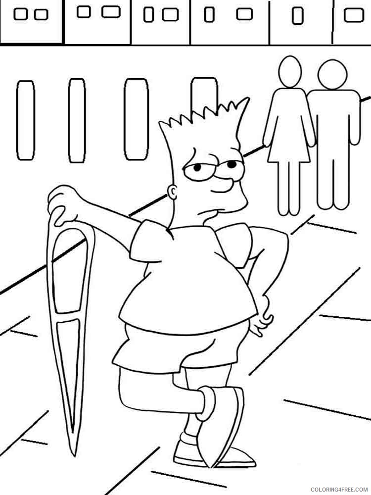 The Simpsons Coloring Pages TV Film the simpsons 14 Printable 2020 09625 Coloring4free