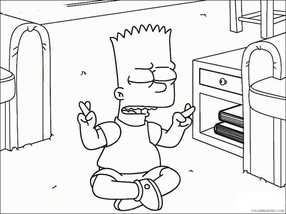 The Simpsons Coloring Pages TV Film the simpsons 15 Printable 2020 09626 Coloring4free