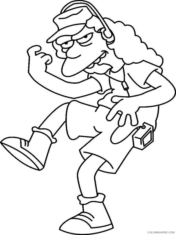 The Simpsons Coloring Pages TV Film the simpsons 22 Printable 2020 09631 Coloring4free