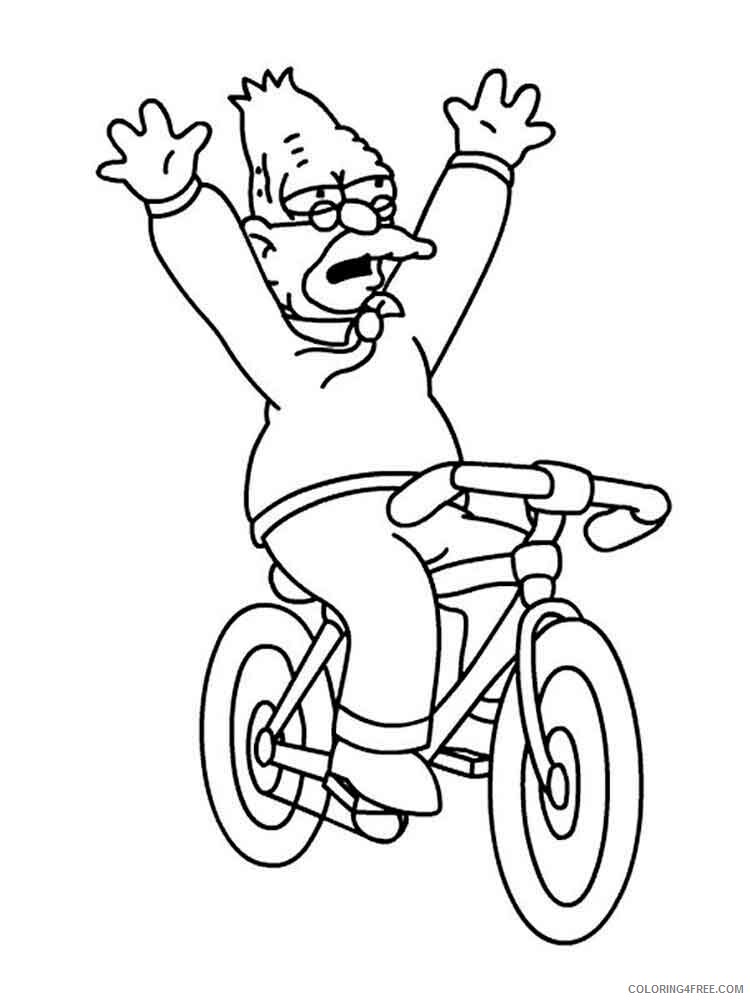 The Simpsons Coloring Pages TV Film the simpsons 24 Printable 2020 09632 Coloring4free