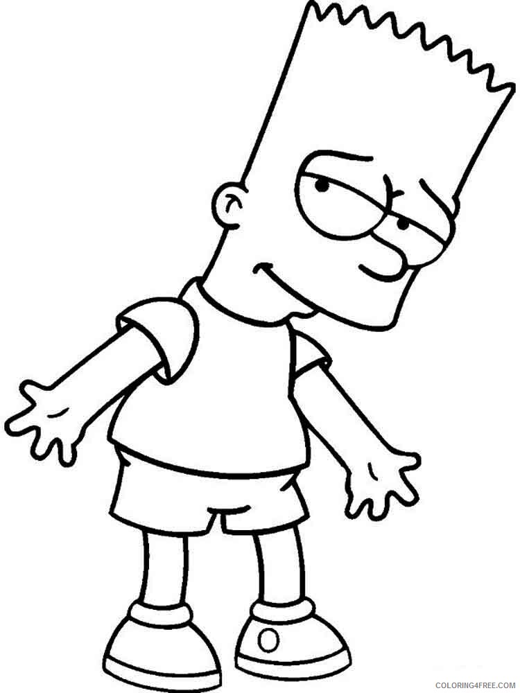 The Simpsons Coloring Pages TV Film the simpsons 26 Printable 2020 09633 Coloring4free