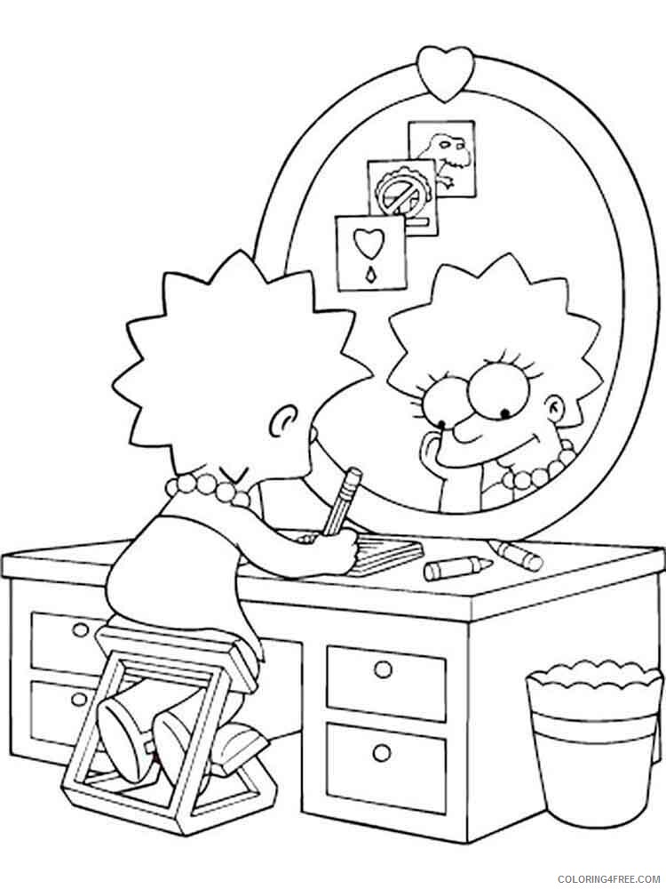 The Simpsons Coloring Pages TV Film the simpsons 27 Printable 2020 09634 Coloring4free