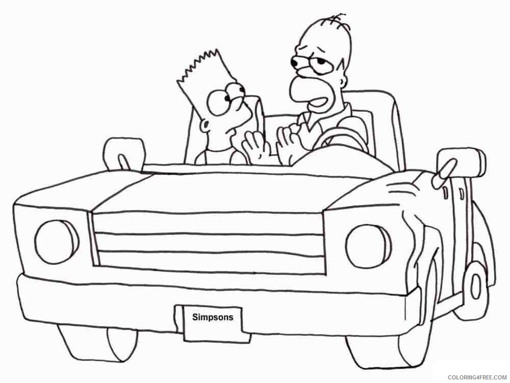 The Simpsons Coloring Pages TV Film the simpsons 7 Printable 2020 09636 Coloring4free