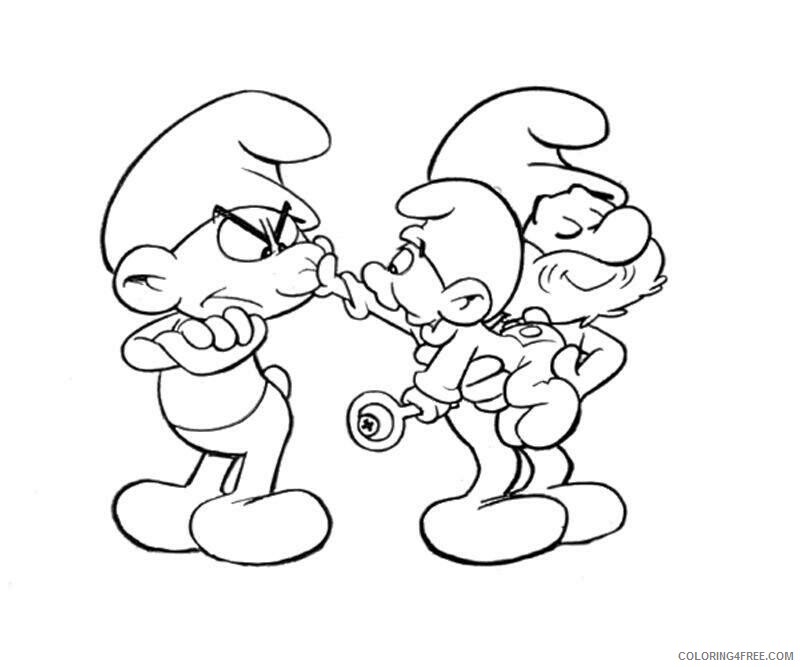 The Smurfs Coloring Pages TV Film Smurf Printable 2020 09697 Coloring4free