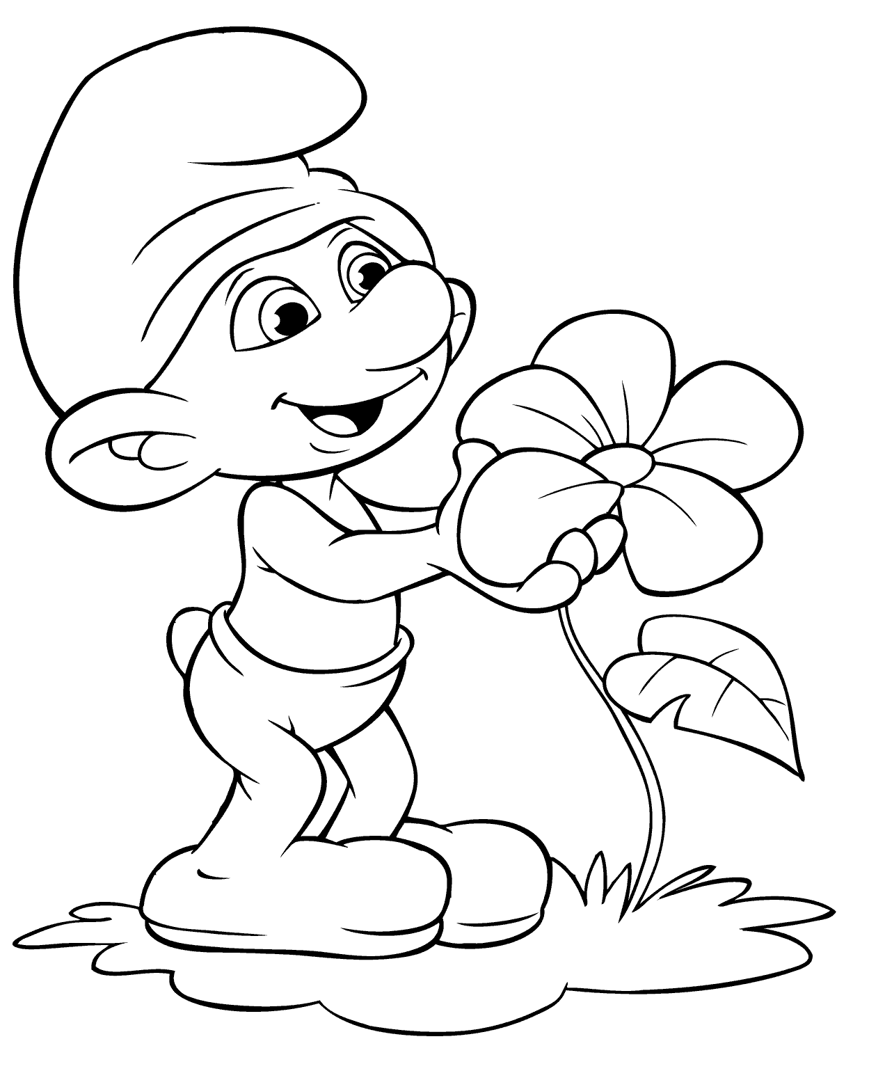 The Smurfs Coloring Pages TV Film Smurf Sheets Printable 2020 09702 Coloring4free