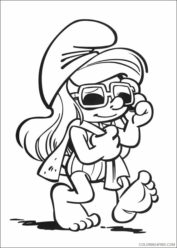 The Smurfs Coloring Pages TV Film Smurf Smurfette Printable 2020 09698 Coloring4free