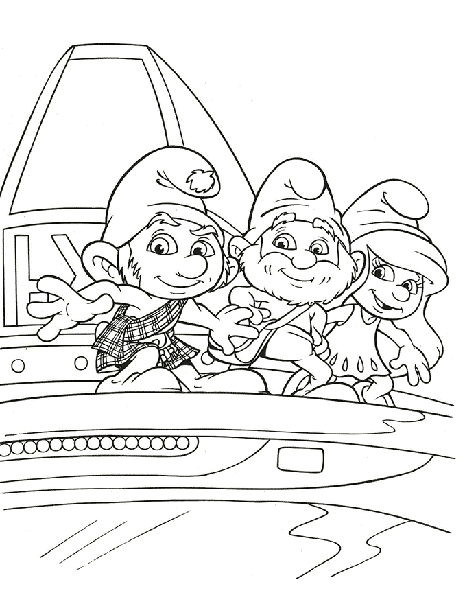 The Smurfs Coloring Pages TV Film Smurf to Print Printable 2020 09699 Coloring4free