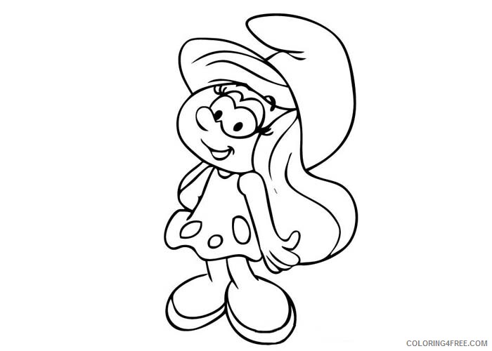 The Smurfs Coloring Pages TV Film Smurfette 2020 09704 Coloring4free