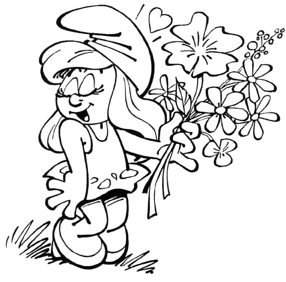 The Smurfs Coloring Pages TV Film Smurfs Smurfette Printable 2020 09759 Coloring4free