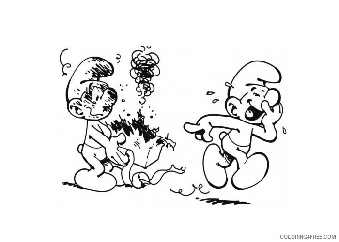 The Smurfs Coloring Pages TV Film Smurfs for kids Printable 2020 09755 Coloring4free