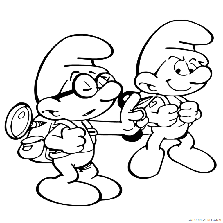 The Smurfs Coloring Pages TV Film smurfette Printable 2020 09708 Coloring4free