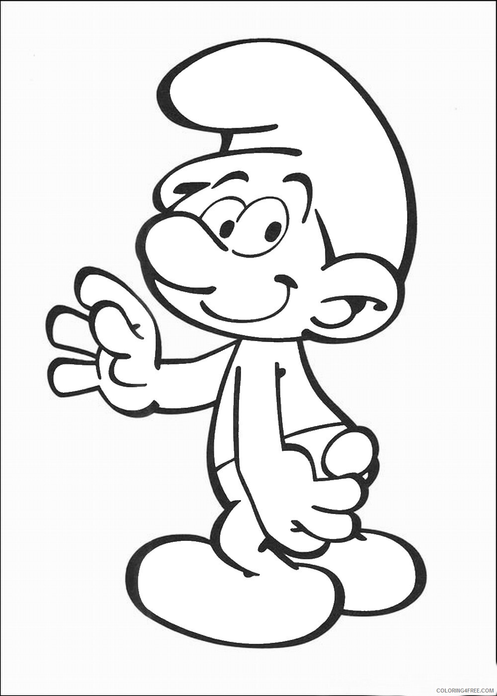The Smurfs Coloring Pages TV Film smurfs_27 Printable 2020 09728 Coloring4free