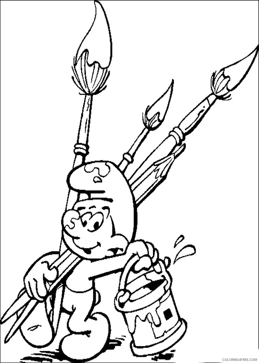 The Smurfs Coloring Pages TV Film smurfs_35 Printable 2020 09736 Coloring4free