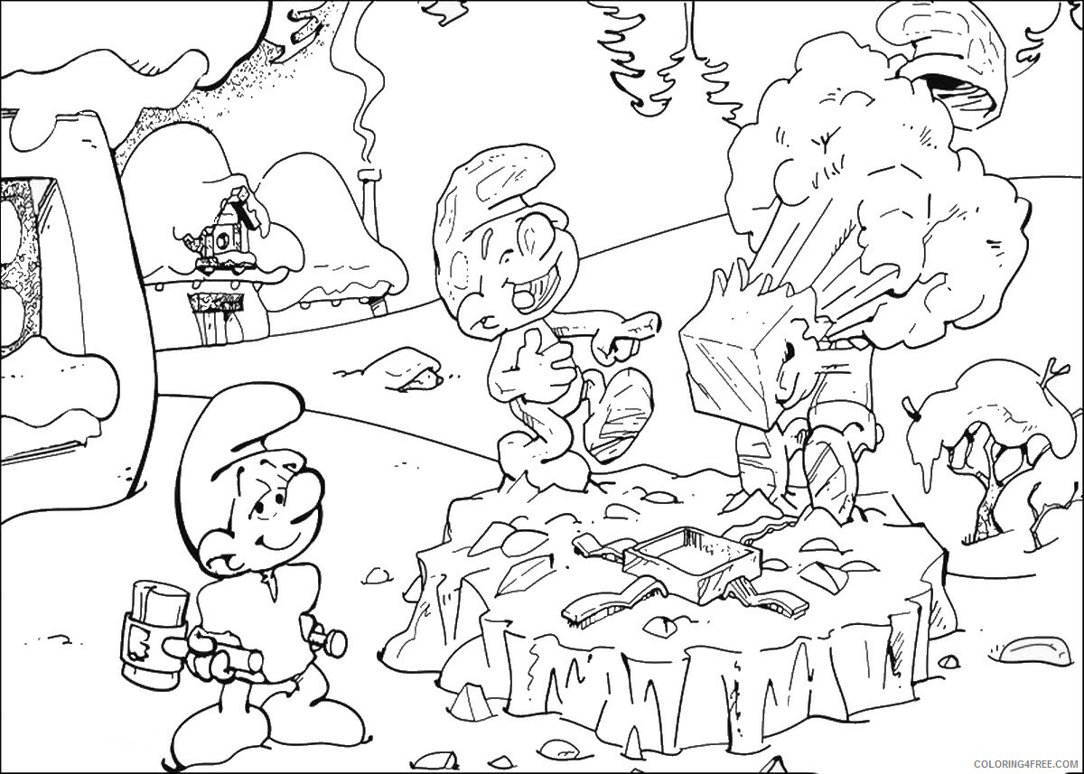 The Smurfs Coloring Pages TV Film smurfs_39 Printable 2020 09739 Coloring4free
