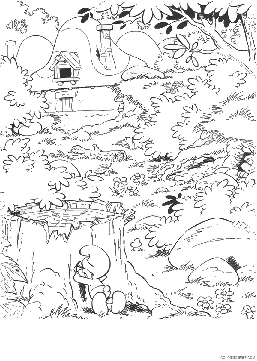The Smurfs Coloring Pages TV Film smurfs_46 Printable 2020 09744 Coloring4free