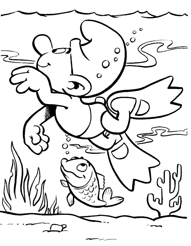 The Smurfs Coloring Pages TV Film the smurfs 1 Printable 2020 09767 Coloring4free