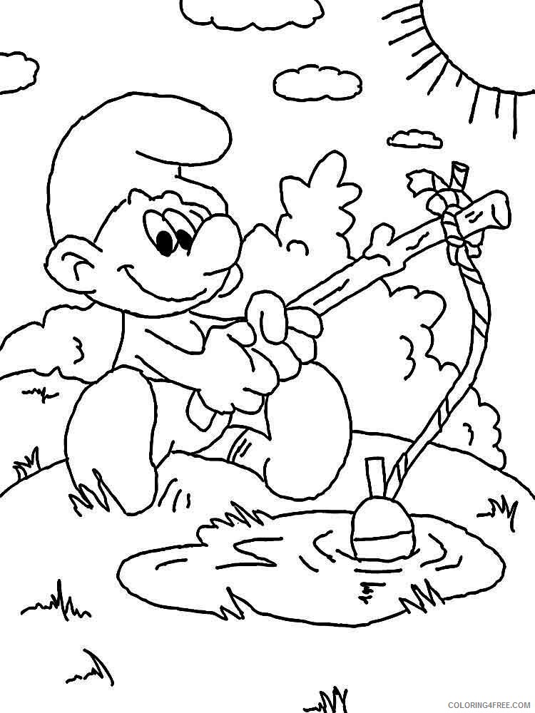 The Smurfs Coloring Pages TV Film the smurfs 1 Printable 2020 09768 Coloring4free