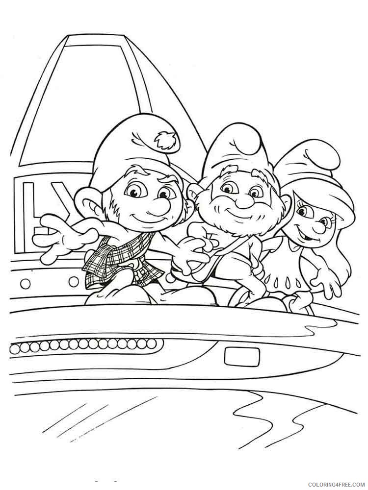 The Smurfs Coloring Pages TV Film the smurfs 13 Printable 2020 09771 Coloring4free
