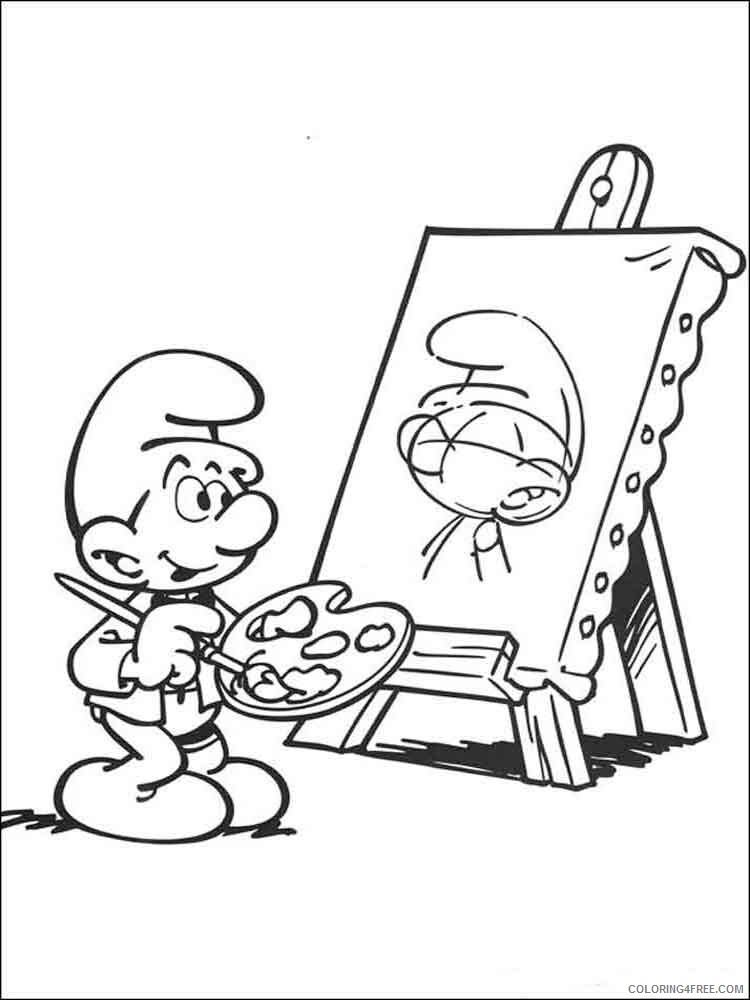 The Smurfs Coloring Pages TV Film the smurfs 21 Printable 2020 09778 Coloring4free