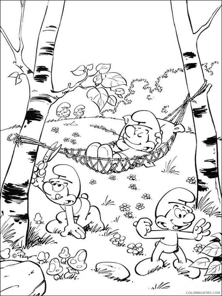 The Smurfs Coloring Pages TV Film the smurfs 23 Printable 2020 09780 Coloring4free