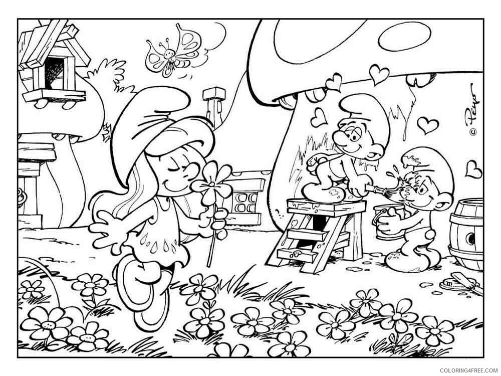 The Smurfs Coloring Pages TV Film the smurfs 26 Printable 2020 09782 Coloring4free