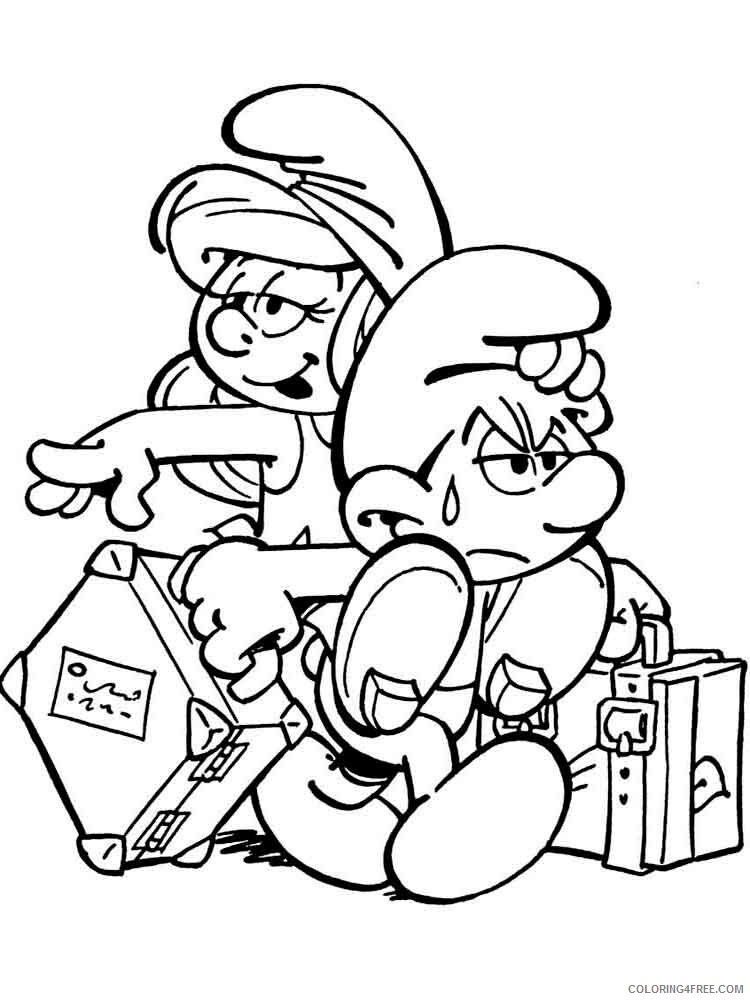 The Smurfs Coloring Pages TV Film the smurfs 5 Printable 2020 09784 Coloring4free