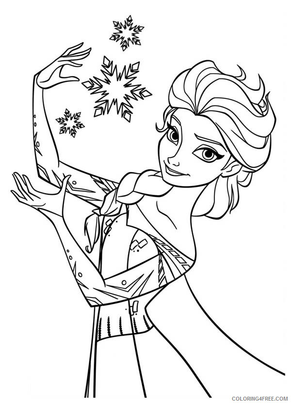 The Snow Queen Coloring Pages TV Film elsa snow queen Printable 2020 09791 Coloring4free