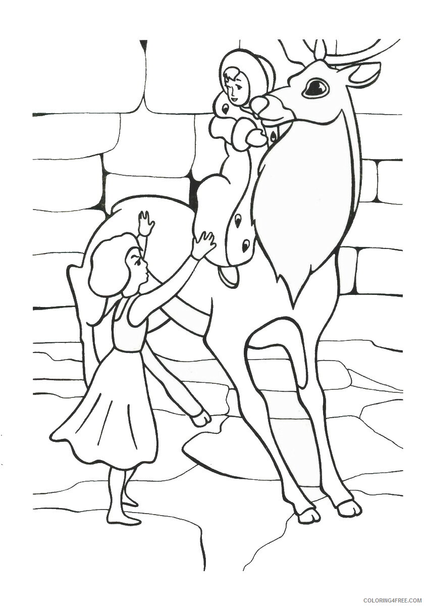 The Snow Queen Coloring Pages TV Film snow queen 11 Printable 2020 09793 Coloring4free