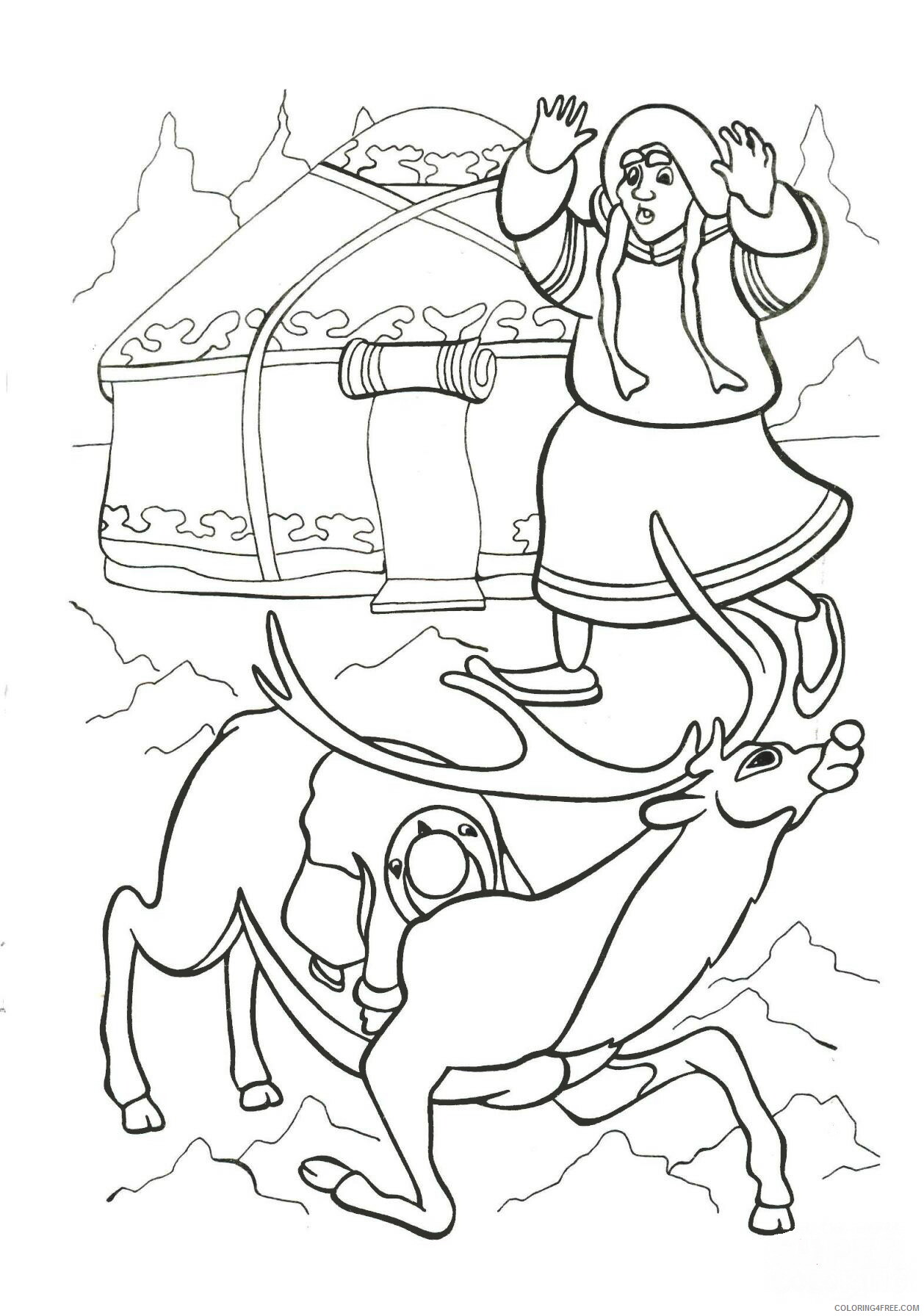 The Snow Queen Coloring Pages TV Film snow queen 20 Printable 2020 09802 Coloring4free