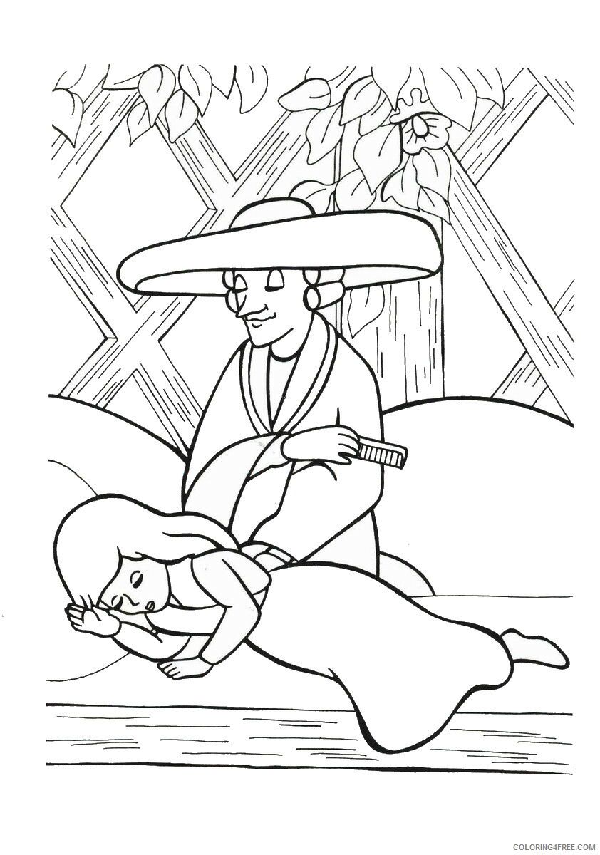 The Snow Queen Coloring Pages TV Film snow queen 9 Printable 2020 09808 Coloring4free