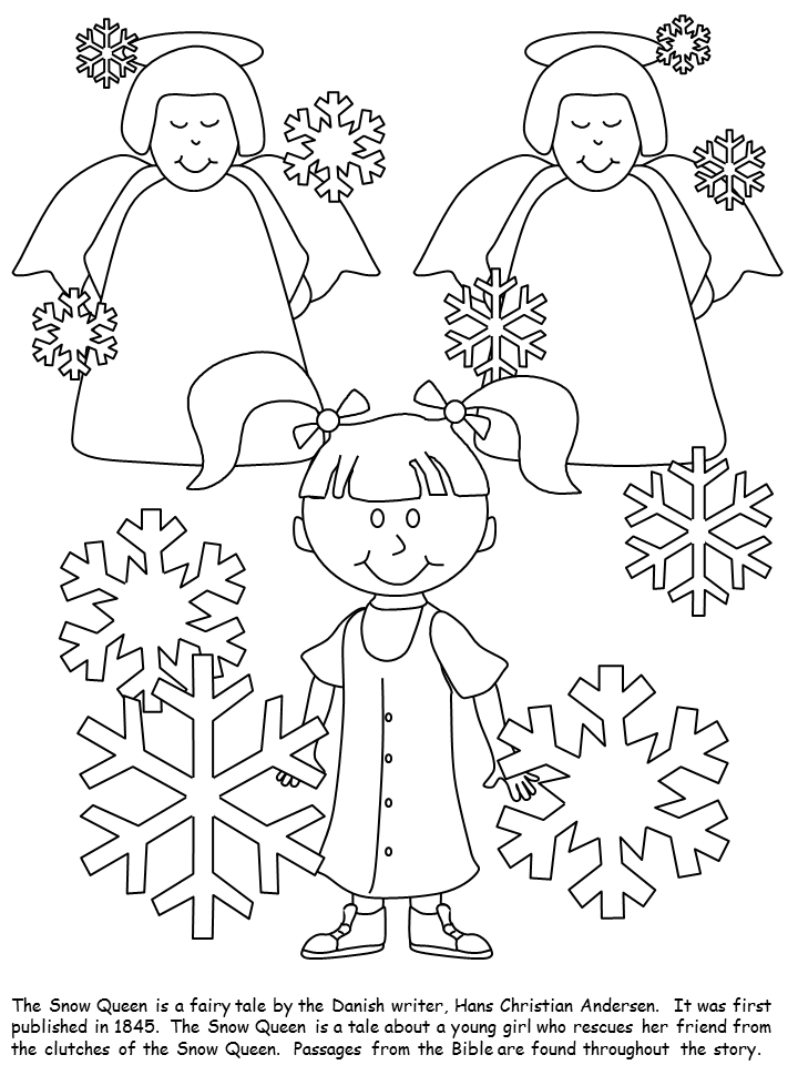 The Snow Queen Coloring Pages TV Film snow queen Printable 2020 09792 Coloring4free