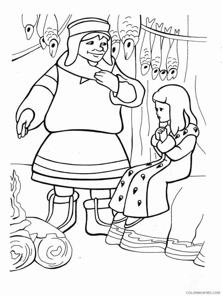 The Snow Queen Coloring Pages TV Film the snow queen 5 Printable 2020 09814 Coloring4free