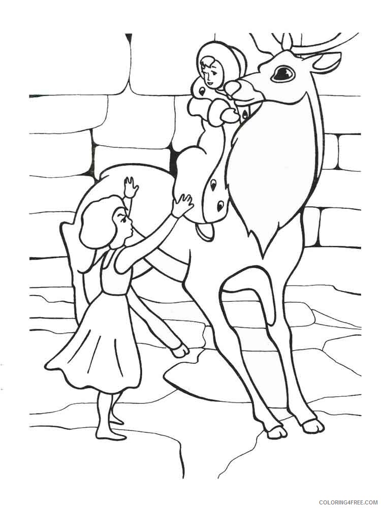 The Snow Queen Coloring Pages TV Film the snow queen 7 Printable 2020 09816 Coloring4free