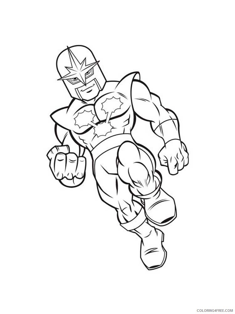 The Super Hero Squad Show Coloring Pages TV Film Printable 2020 09822 Coloring4free