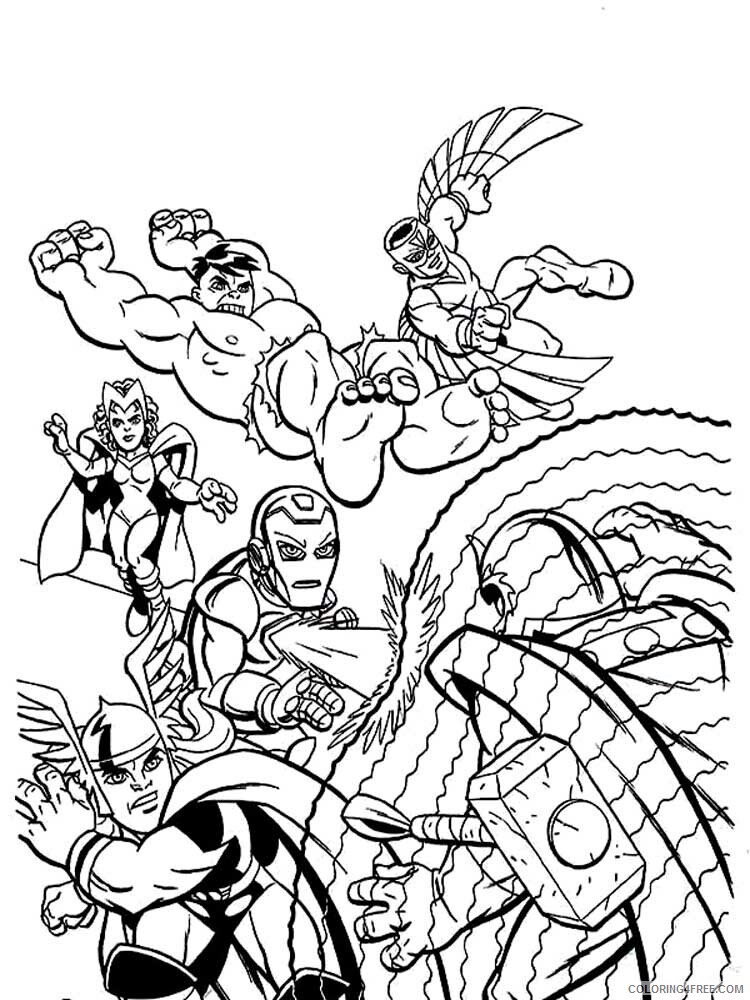 The Super Hero Squad Show Coloring Pages TV Film Printable 2020 09833 Coloring4free