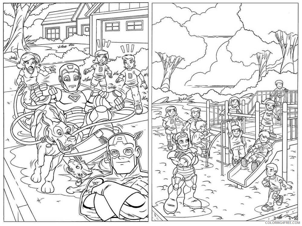 The Super Hero Squad Show Coloring Pages TV Film Printable 2020 09835 Coloring4free