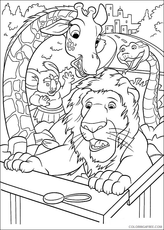 The Wild Coloring Pages TV Film the wild 0 Printable 2020 09836 Coloring4free