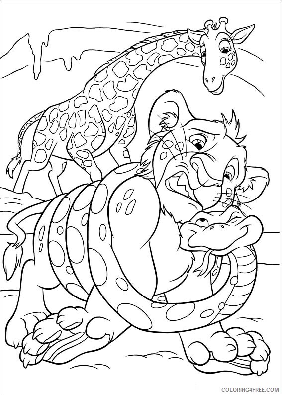 The Wild Coloring Pages TV Film the wild 1 Printable 2020 09837 Coloring4free