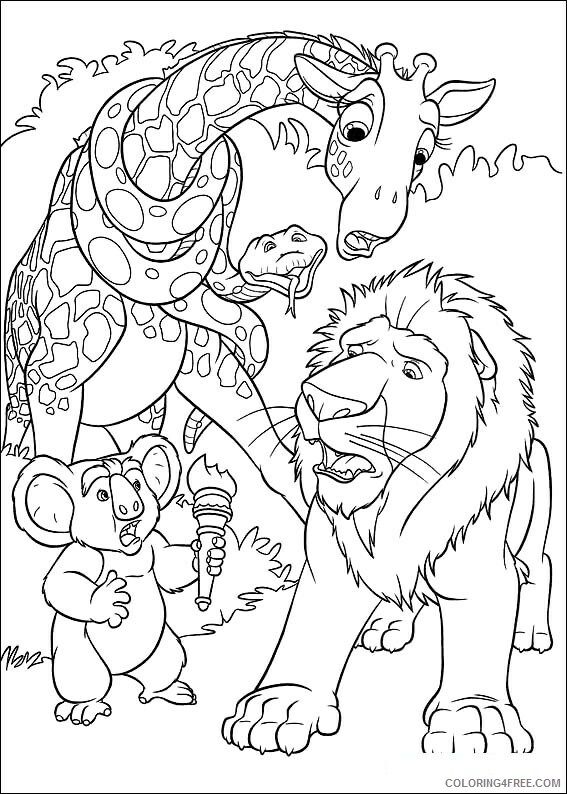 The Wild Coloring Pages TV Film the wild 11 Printable 2020 09839 Coloring4free