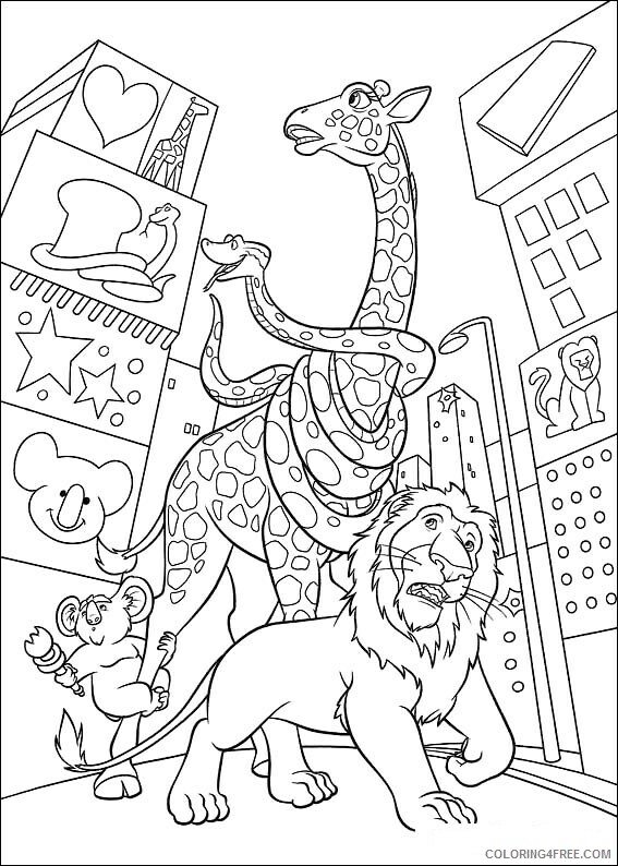 The Wild Coloring Pages TV Film the wild 12 Printable 2020 09840 Coloring4free