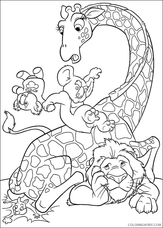 The Wild Coloring Pages TV Film the wild 14 Printable 2020 09842 Coloring4free