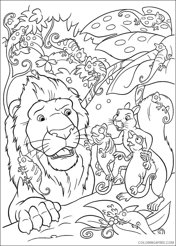 The Wild Coloring Pages TV Film the wild 2 Printable 2020 09844 Coloring4free