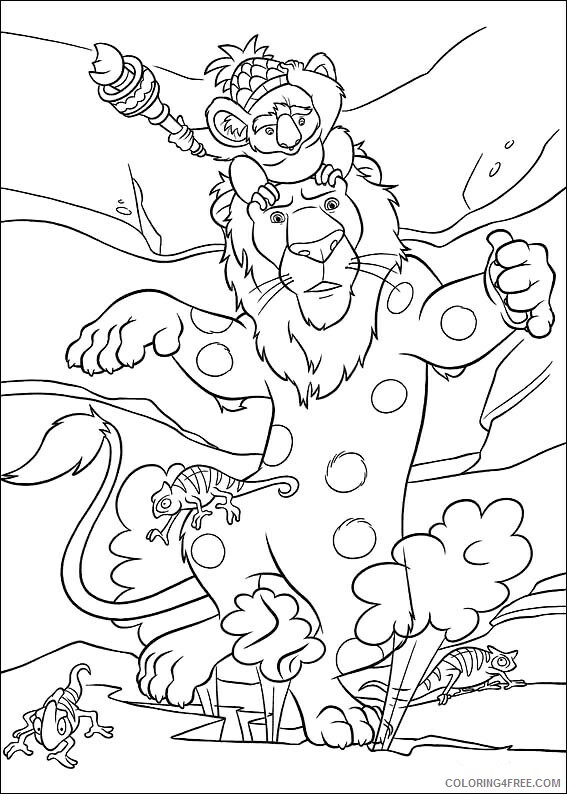 The Wild Coloring Pages TV Film the wild 4 Printable 2020 09846 Coloring4free