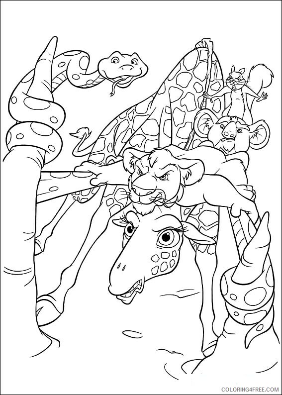 The Wild Coloring Pages TV Film the wild 5 Printable 2020 09847 Coloring4free