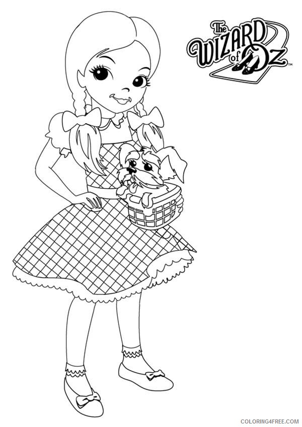 The Wizard of Oz Coloring Pages TV Film Dorothy Printable 2020 09859 Coloring4free
