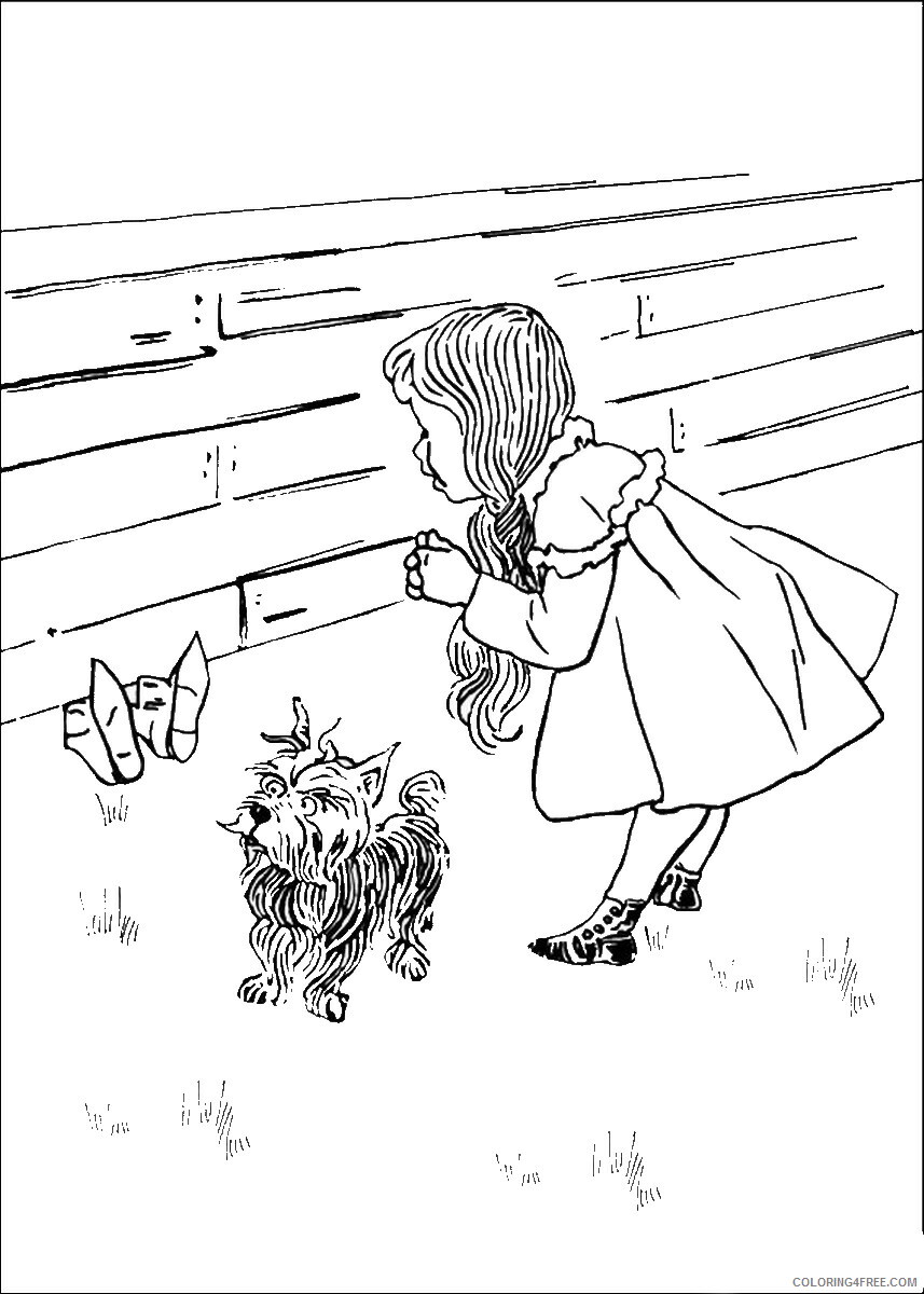 The Wizard of Oz Coloring Pages TV Film wizard_oz_68 Printable 2020 09890 Coloring4free