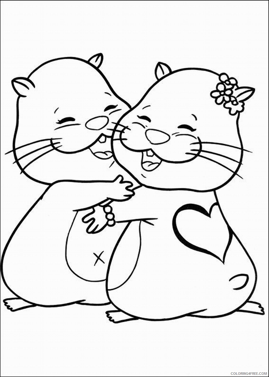 The ZhuZhus Coloring Pages TV Film zhu zhu pets19 Printable 2020 09915 Coloring4free